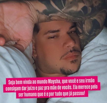 Buarque presta apoio a Bia Miranda durante parto. (Foto: Instagram)