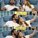 Neste último domingo (30), Gusttavo Lima e Andressa Suita marcaram presença na final do torneio de tênis Miami Open, realizado no Hard Rock Stadium, em Miami, nos Estados Unidos (Foto: Instagram)