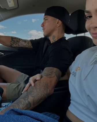 Atriz de 20 anos está apaixonada por Luan Vinicius Medeiros, de 30. (Foto: Instagram)