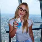 Virginia aproveita final de viagem curtindo culinária japonesa (Foto: Instagram)
