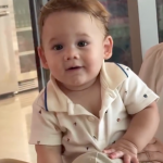 José Leonardo encanta a web ao tentar falar papai. (Foto: Instagram)