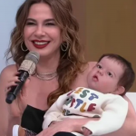 Luciana Gimenez promove parto de bebê reborn em programa. (Foto: Reprodução)