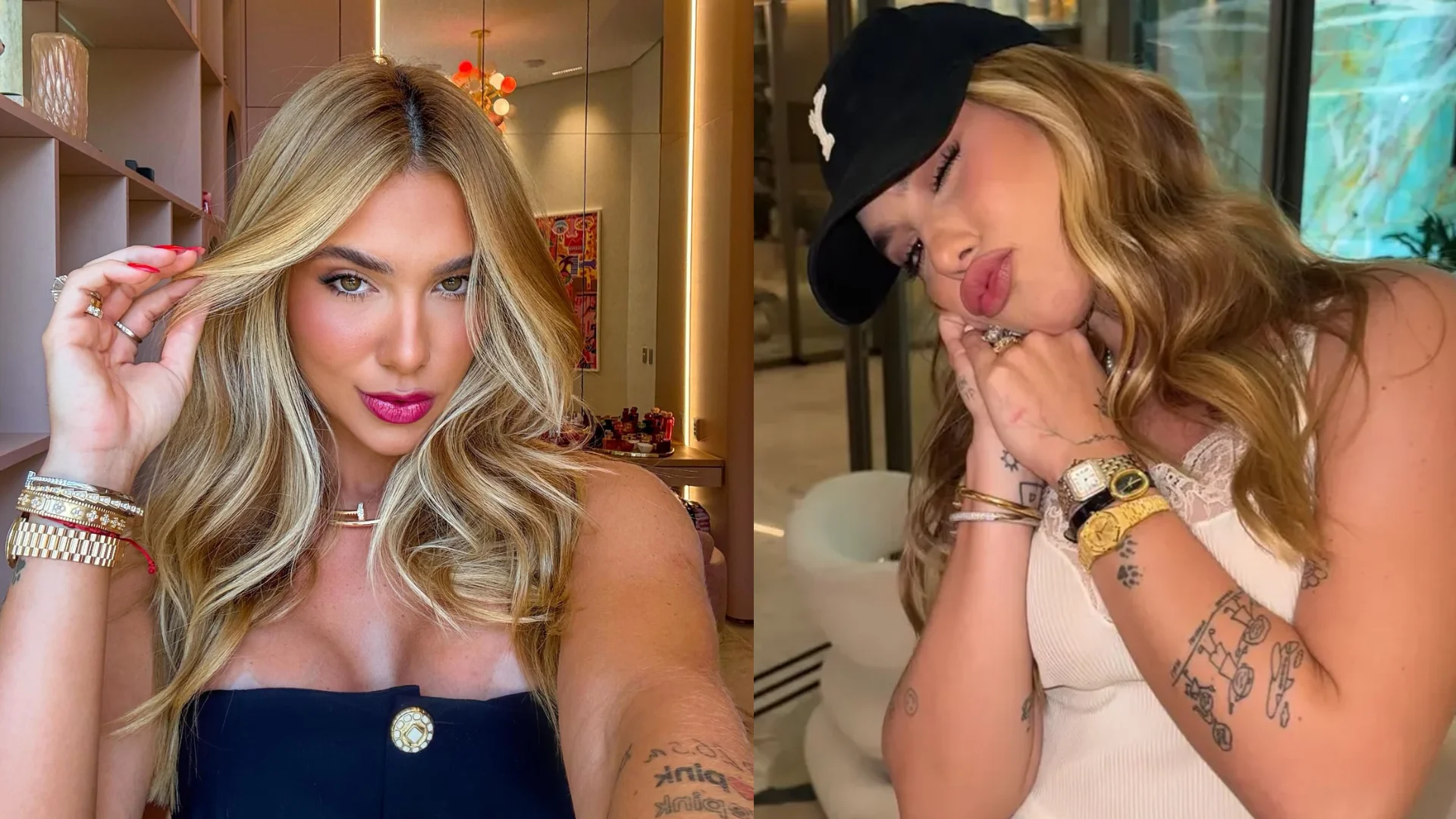 Virginia Fonseca ostenta quase R$ 400 mil em relógios de luxo e divide opiniões nas redes sociais (Foto: Instagram)