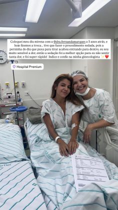 Hariany Almeida usou suas redes sociais nesta última segunda-feira (5), e chamou a atenção dos milhares de seguidores ao relatar que foi submetida a um procedimento. (Foto: Instagram)