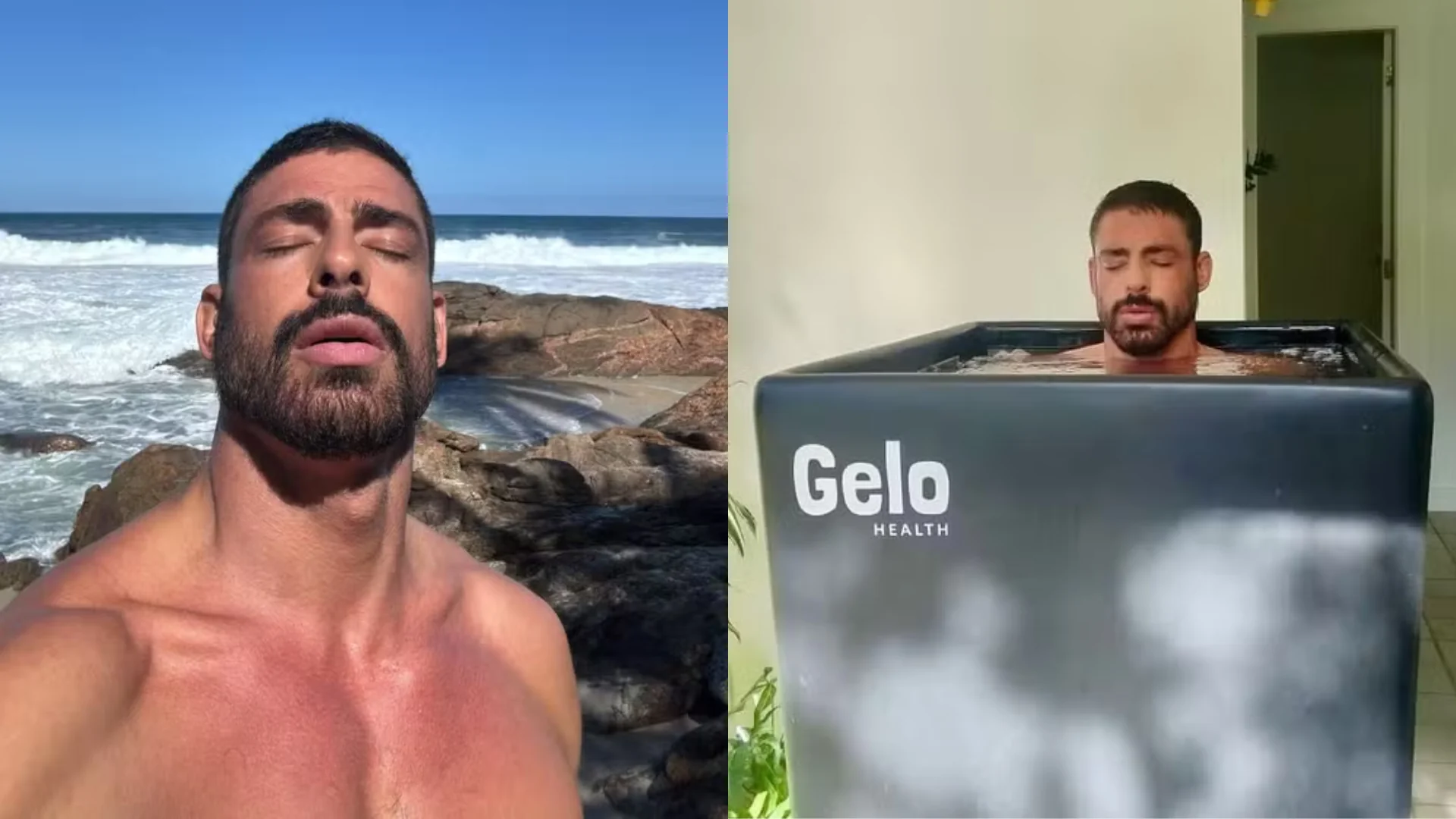 Cauã Reymond compartilha rotina de treinos e momentos de descanso: “Começando o dia suando e respirando” (Foto: Instagram)