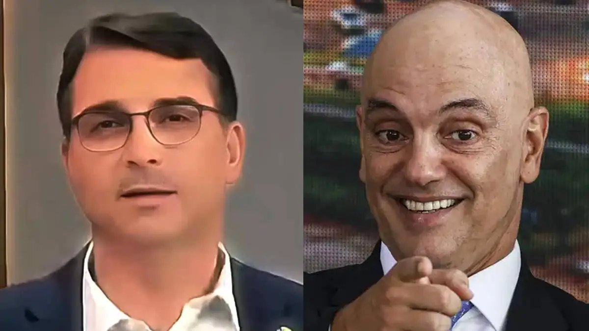 Moraes possui pedido de impeachment protocolado por Flávio Bolsonaro (Foto: Instagram/Agência Brasil)