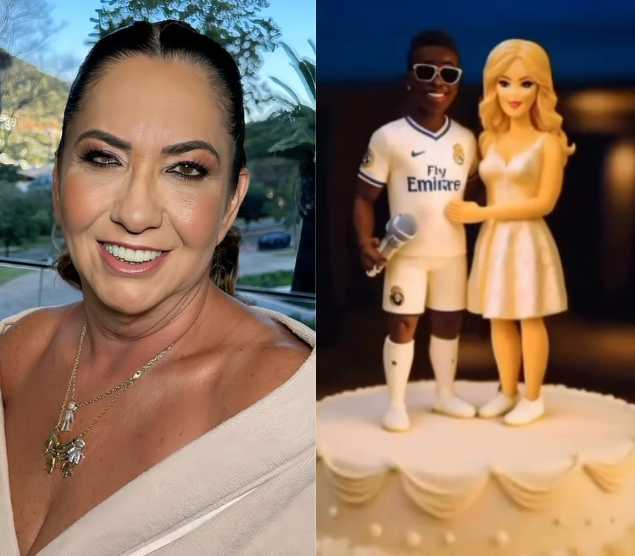 Mãe de Virginia reage a clipe que simula casamento da filha com Vini Jr.; veja (Foto: Instagram)