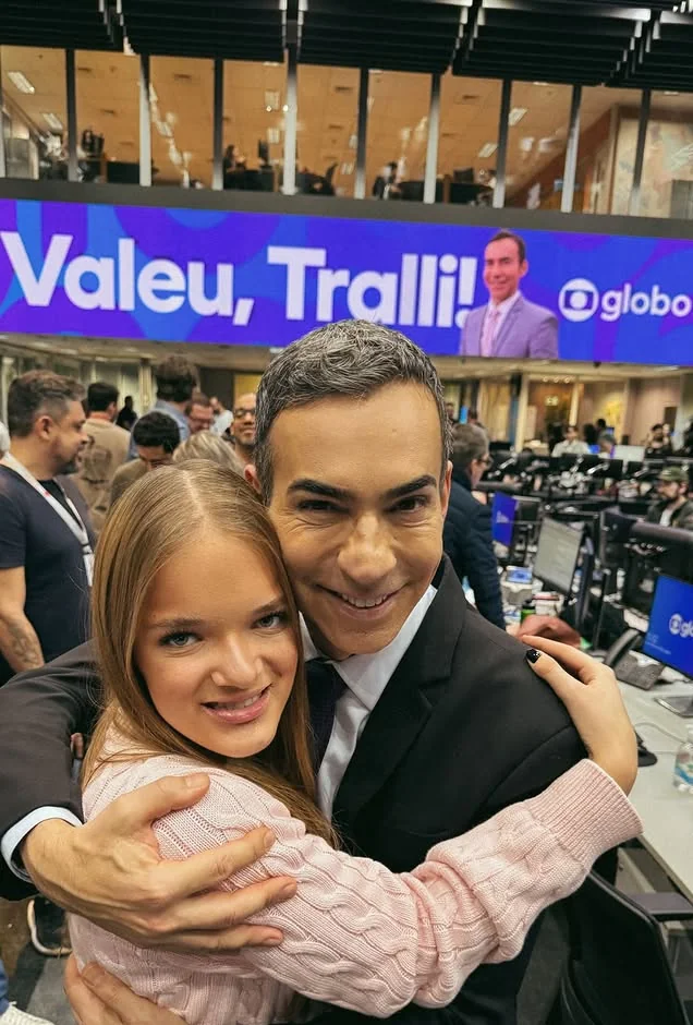 Rafa Justus acompanha despedida de César Tralli do ‘Jornal Hoje’: "Te amo" (Foto: Instagram)