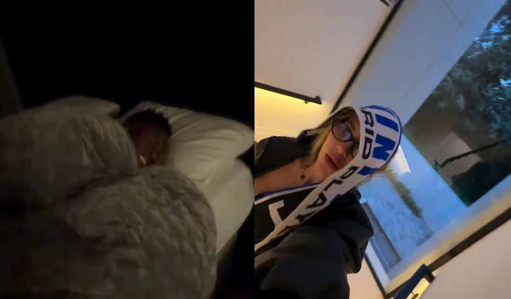 Virginia Fonseca brinca com Vini Jr. ao acordá-lo com faixa do Real Madrid: "Pode dormir tranquilo" (Foto: Instagram)