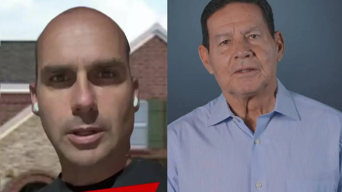 Eduardo Bolsonaro defende Júlia Zanatta para vice e critica Hamilton Mourão: "Traíra" (Foto: Instagram)