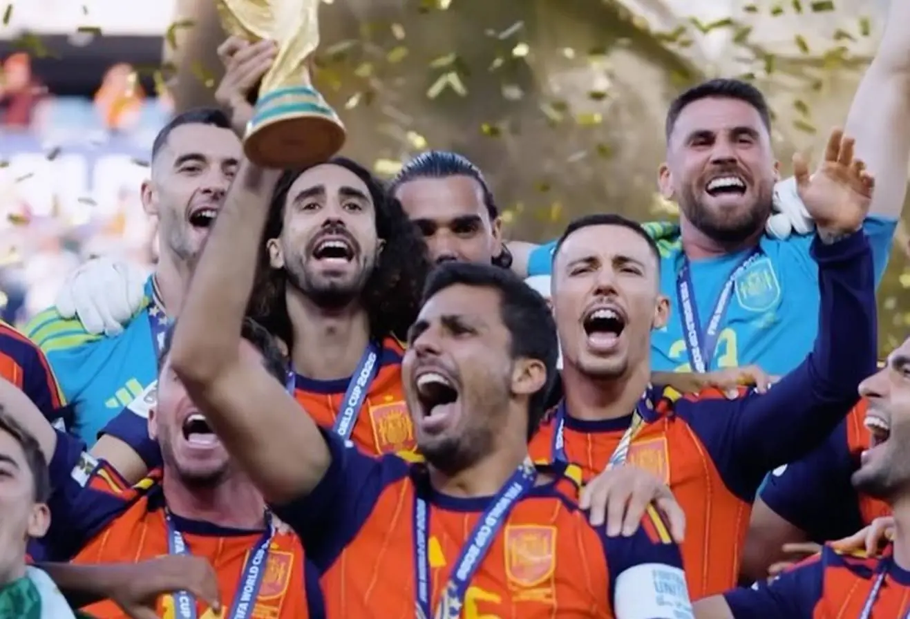Campeã da Copa do Mundo, Espanha fatura premiação milionária após vencer Argentina (Foto: Instagram)