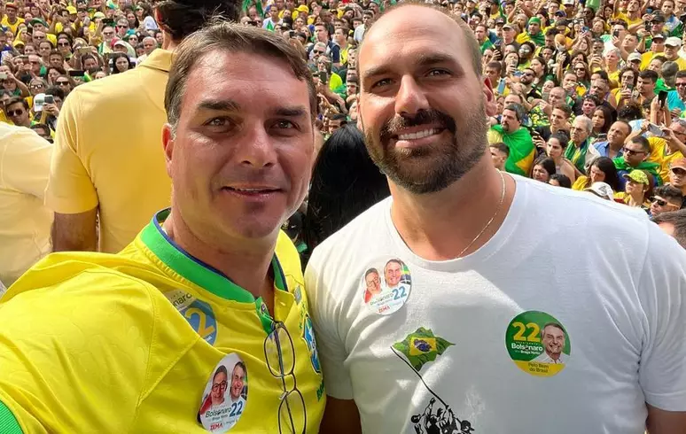 Eduardo Bolsonaro critica polêmica entre Flávio e Michelle: "Imaturidade" (Foto: Instagram)