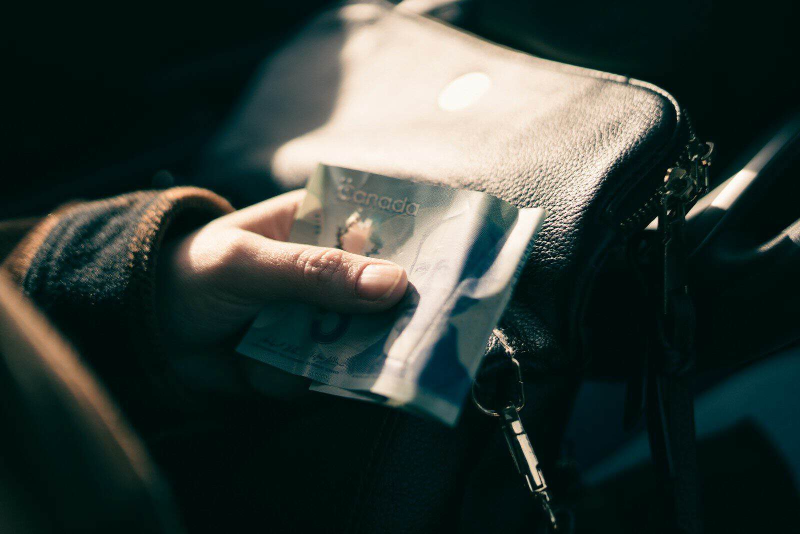 a person holding a card
