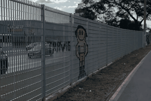 Grafiteiro viraliza com arte que muda completamente conforme a perspectiva