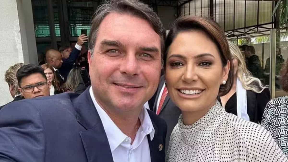 Michelle Bolsonaro comenta escolha de vice após Flávio abrir mão de candidata mulher (Foto: Instagram)