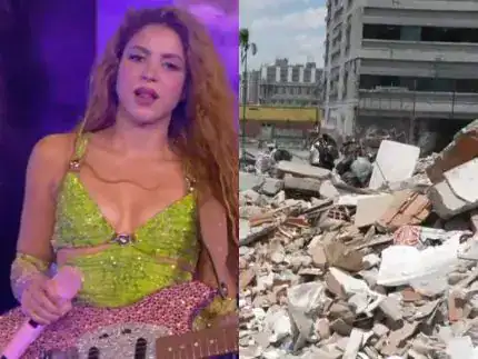 Shakira visita região afetada por terremoto na Colômbia