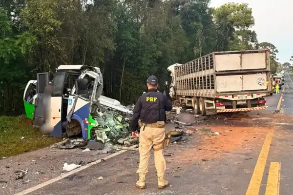 Depoimento emocionante de sobrevivente de colisão frontal entre ônibus e caminhão