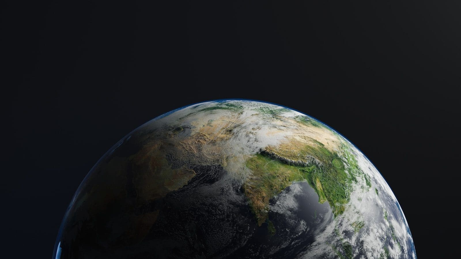 O geoide é utilizado em pesquisas sobre oceanos, clima e gravidade. (Créditos: Unsplash / Vimal S)