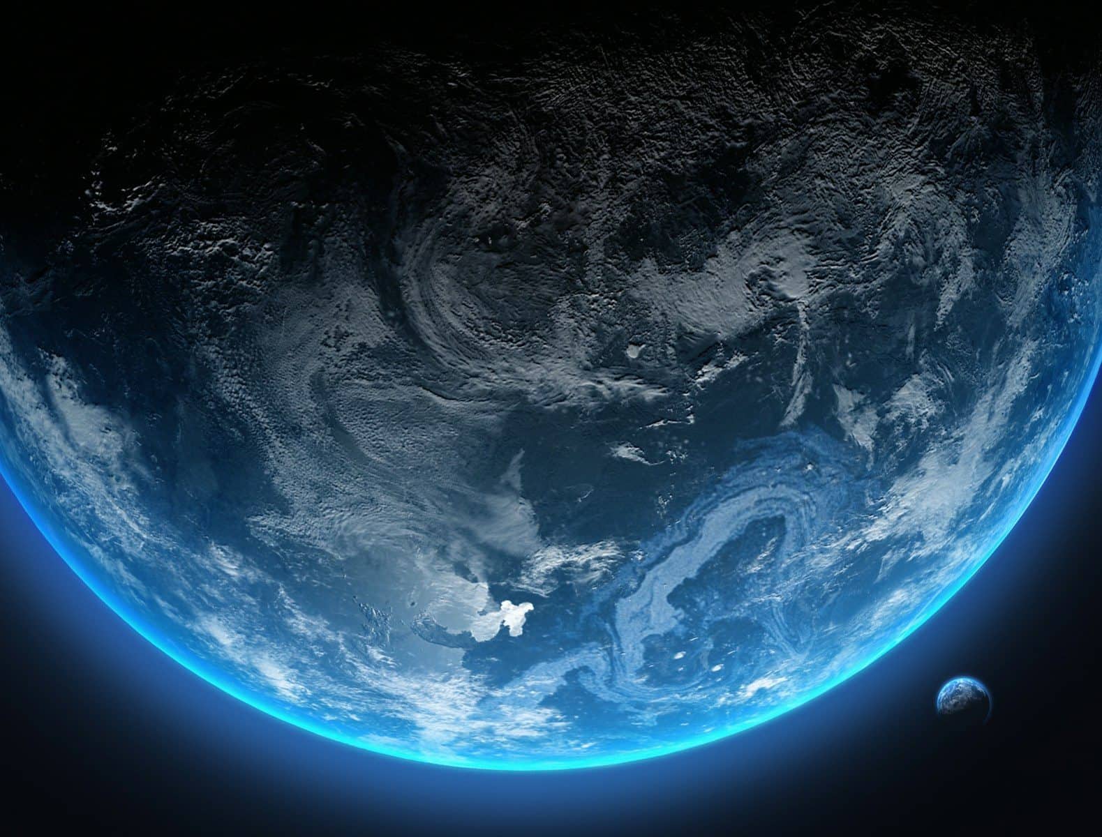 O planeta apresenta pequenas variações gravitacionais em diferentes regiões. (Créditos: Unsplash / Javier Miranda)