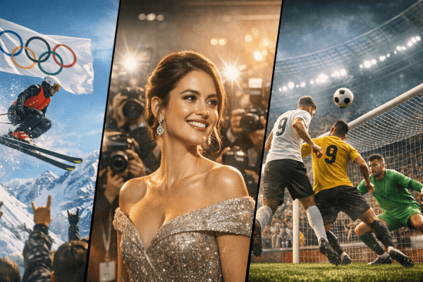 Entretenimento, celebridades e assuntos do momento