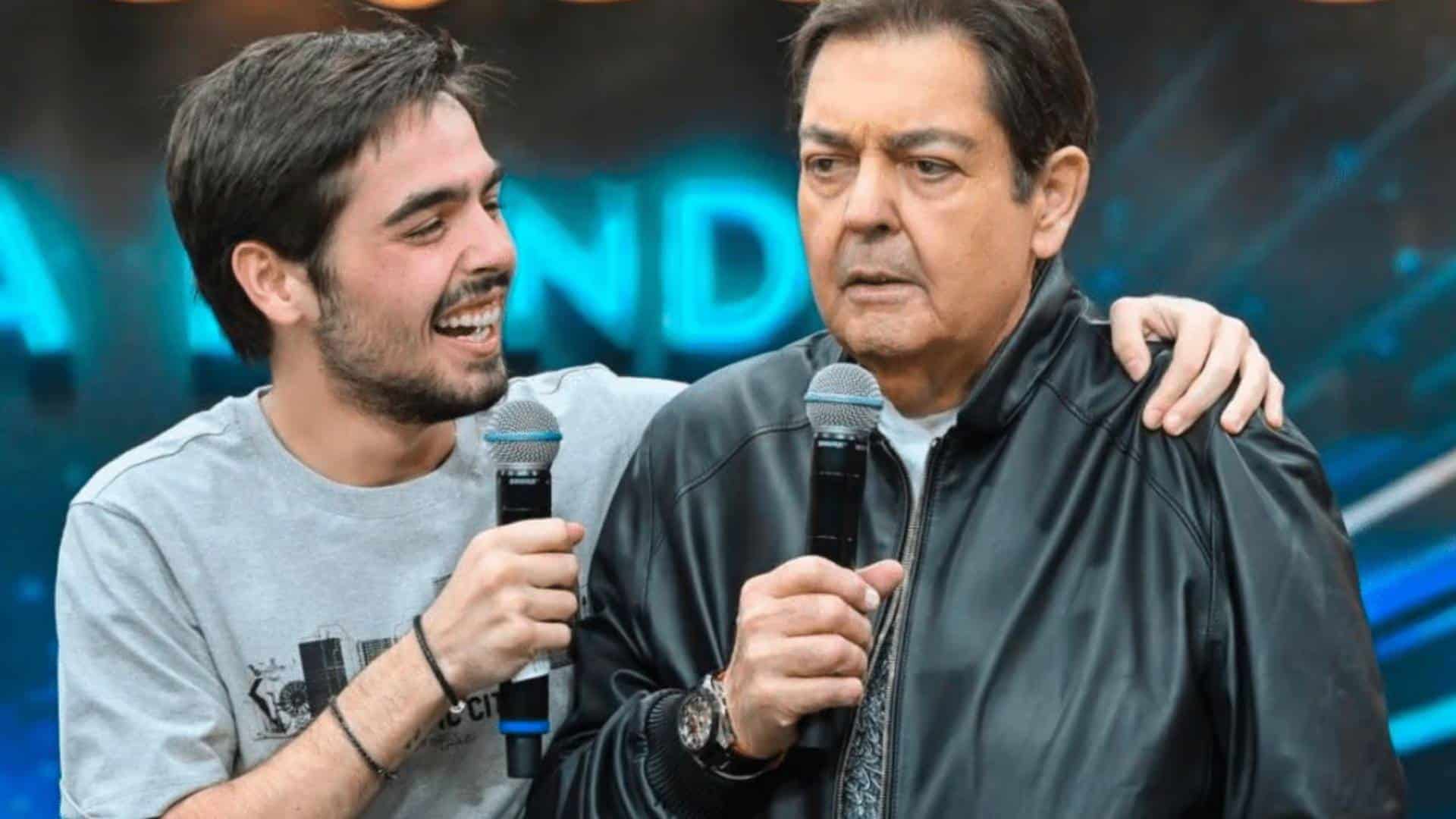 João Silva revela como família de Faustão encara memes sobre "romance" com cantora (Foto: Band)