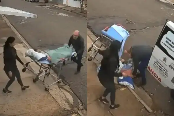 Paciente com câncer que caiu de maca durante transporte de ambulância morre