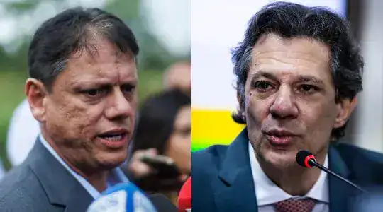 Datafolha: Tarcísio com 50% e Haddad com 30% na disputa do governo de São Paulo