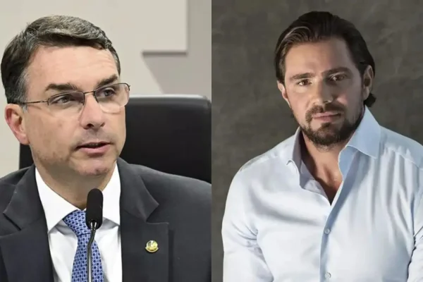 Celular aponta seis encontros entre Flávio Bolsonaro e Vorcaro