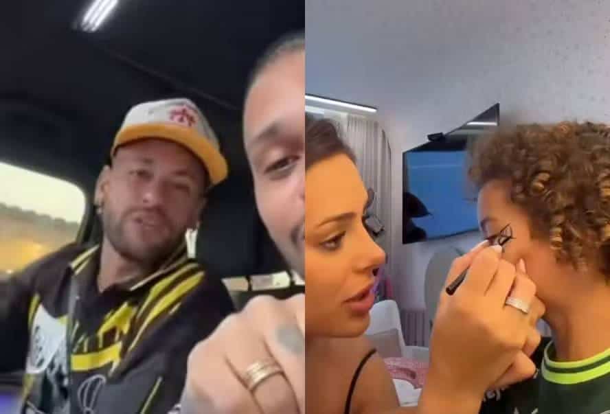 "Tá de sacanagem?": Neymar se revolta ao ver filha com camisa do Palmeiras (Foto: Instagram)