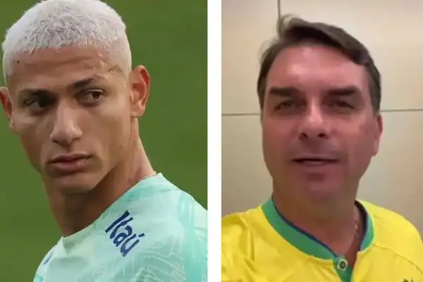 Richarlison pressiona candidato Flávio Bolsonaro após falta em debate: ‘Devolve minha ilha’