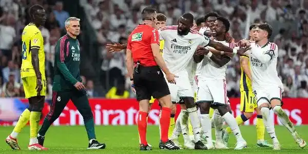 Vini Jr. é expulso em vitória apertada do Real Madrid sobre o valente Villarreal no Espanhol