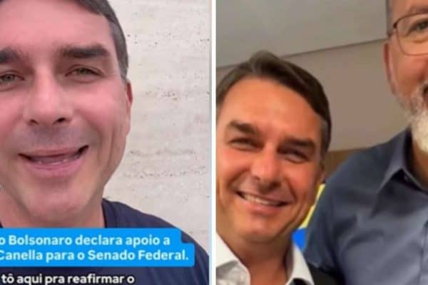 Flávio Bolsonaro apoia e elogia deputado preso em operação da PF no RJ durante campanha