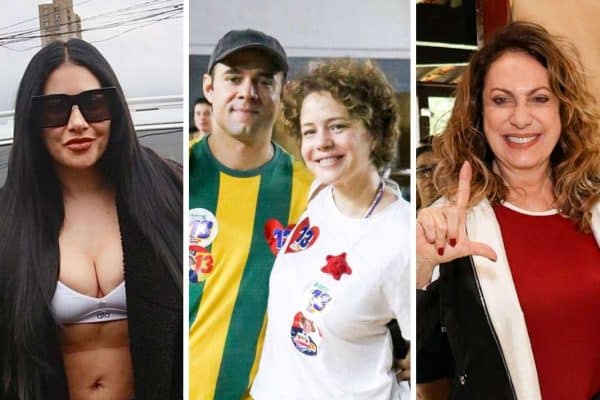 Famosos votam no segundo turno de 2026 com camisa do Brasil e fazem o “L”