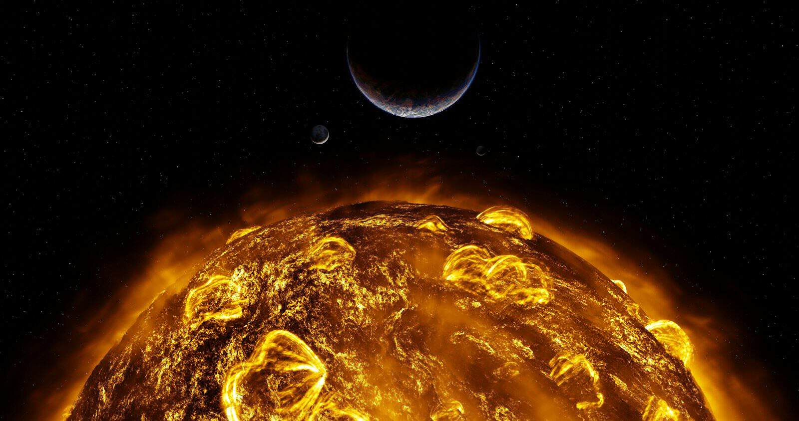 a galaxy in space